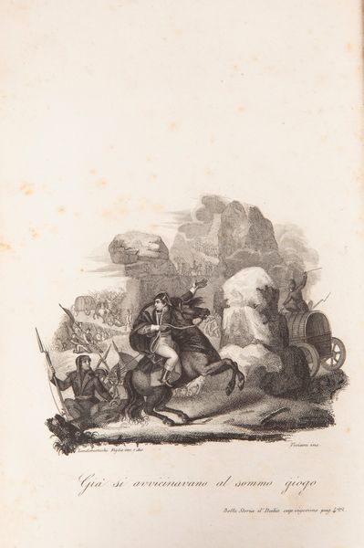 Carlo Botta - Storia d'Italia dal 1789 al 1814 Volumi 4 illustrati  - Asta Libri Antichi e Stampe - Associazione Nazionale - Case d'Asta italiane