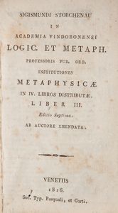 Nove opere dell'800 stampate in Italia  - Asta Libri Antichi e Stampe - Associazione Nazionale - Case d'Asta italiane