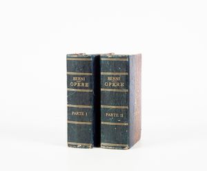 Opere burlesche di Francesco Berni. Il Primo libro Parte prima e Parte seconda. Il Secondo libro Parte prima e Parte seconda. Il Terzo libro. Parte prima e Parte seconda.  - Asta Libri Antichi e Stampe - Associazione Nazionale - Case d'Asta italiane