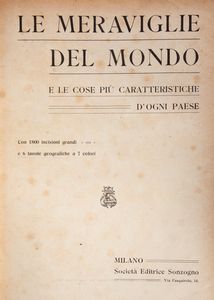 Charton douard, Treves Emilio - Il giro del mondo. Giornale di viaggi, geografia e costumi. Diretto dai Signori Edoardo Charton ed Emilio Treves ed illustrato dai pi celebri artisti. 6 Volumi  - Asta Libri Antichi e Stampe - Associazione Nazionale - Case d'Asta italiane