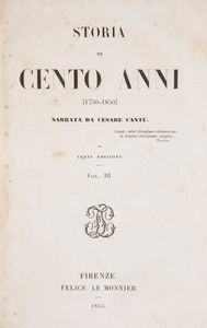 Otto volumi completi stampati in Italia  - Asta Libri Antichi e Stampe - Associazione Nazionale - Case d'Asta italiane