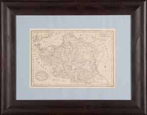 John Cary - Cartina della Polonia. Fine XVIII inizi XIX secolo