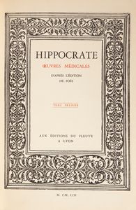 Hippocrate - Oeuvres medicales D'apres l'edition de Foes  - Asta Libri Antichi e Stampe - Associazione Nazionale - Case d'Asta italiane