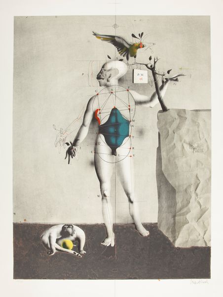 Paul Wunderlich : Selbst mit Adler  - Asta Arte Moderna e Contemporanea - Associazione Nazionale - Case d'Asta italiane