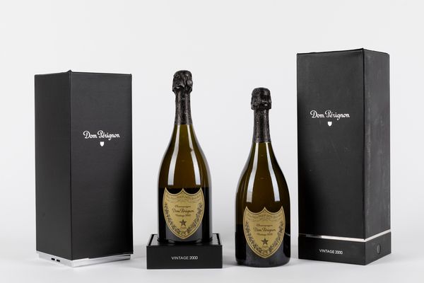 FRANCIA : Dom Perignon Brut 2 bt 2000  - Asta Vini e Distillati - Associazione Nazionale - Case d'Asta italiane