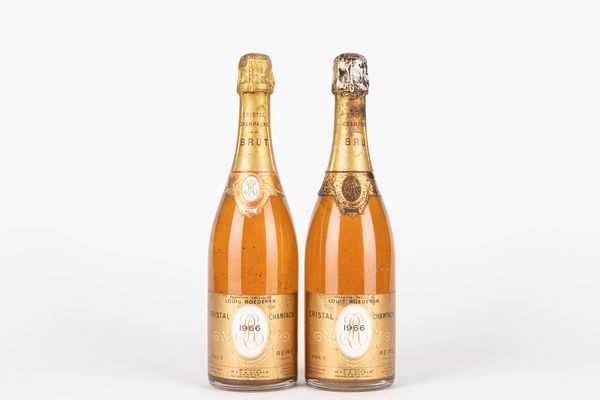 FRANCIA : Louis Roederer Cristal (2 BT)  - Asta Vini e Distillati - Associazione Nazionale - Case d'Asta italiane