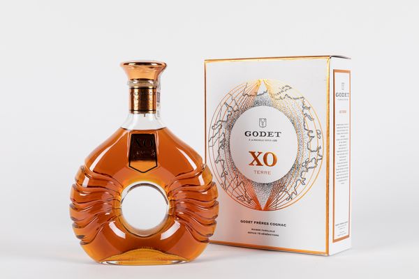 FRANCIA : Godet XO Terre Cognac (1 BT)  - Asta Vini e Distillati - Associazione Nazionale - Case d'Asta italiane