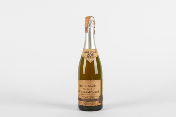 FRANCIA : Waris-Callot Vieux Marc de Champagne (1 BT)  - Asta Vini e Distillati - Associazione Nazionale - Case d'Asta italiane