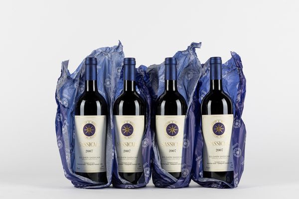 Toscana : Sassicaia (4 BT)  - Asta Vini e Distillati - Associazione Nazionale - Case d'Asta italiane