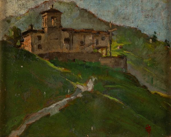 Giuseppe Picardi : Mattino a San Gottardo, Gandino  - Asta Arte Figurativa tra XIX e XX Secolo - Associazione Nazionale - Case d'Asta italiane