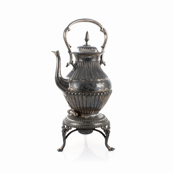 Samovar in metallo argentato  - Asta Argenti e l'Arte della Tavola - Associazione Nazionale - Case d'Asta italiane