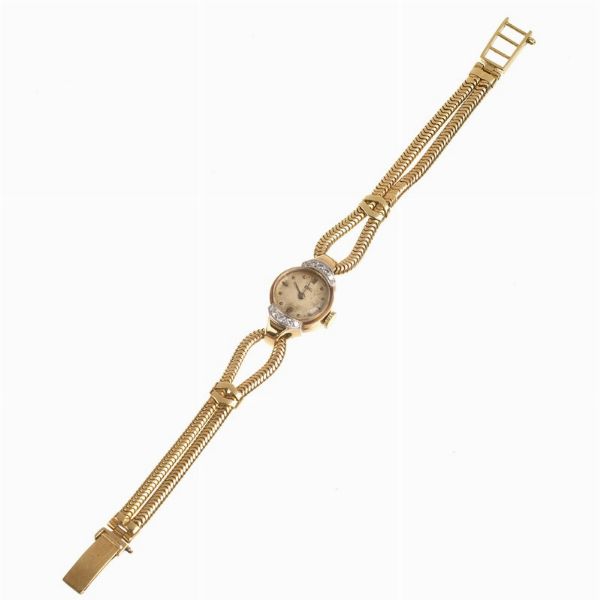 EBEL OROLOGIO DA DONNA CON BRACCIALE IN ORO  - Asta Gioielli  - Associazione Nazionale - Case d'Asta italiane