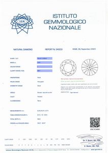 DIAMANTE TAGLIO BRILLANTE  - Asta Gioielli  - Associazione Nazionale - Case d'Asta italiane