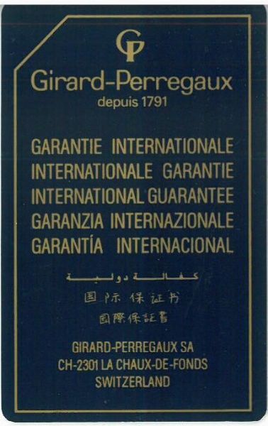 GIRARD PERREGAUX SEA-HAWK REF. 7300  - Asta Orologi - Associazione Nazionale - Case d'Asta italiane