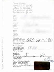 BLANCPAIN CRONOGRAFO REF. 1185-1418-58B2 IN ORO GIALLO  - Asta Orologi - Associazione Nazionale - Case d'Asta italiane