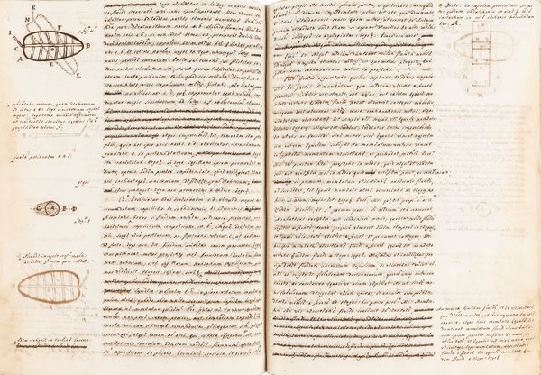 Studi manuscritti di Fisica Meccanica Geometria Storia Naturale e Scienze Sacre  - Asta Libri, Autografi e Stampe - Associazione Nazionale - Case d'Asta italiane