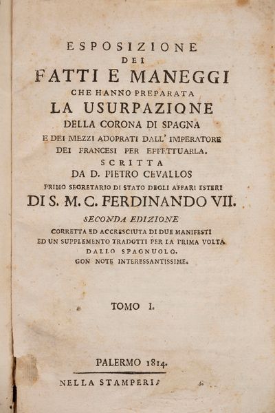 Codice per lo Regno delle Due Sicilie  - Asta Libri, Autografi e Stampe - Associazione Nazionale - Case d'Asta italiane