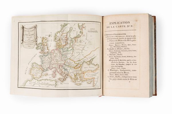 Cristoph Wilhelm (von) Koch : Tableau des révolutions de l'Europe, depuis le bouleversement de l'Empire romain en Occident, jusqu'à nos jours. Précédé d'une introduction sur l'histoire, et orné de cartes géographiques, de tables généalogiques et chronologiques  - Asta Libri, Autografi e Stampe - Associazione Nazionale - Case d'Asta italiane