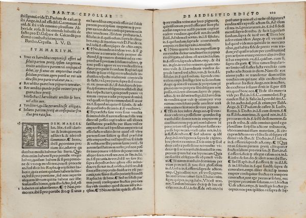 BARTOLOMEO CIPOLLA : Commentaria in tit.ff.de aedilitio edicto nunc primum in lucem edita  - Asta Libri, Autografi e Stampe - Associazione Nazionale - Case d'Asta italiane