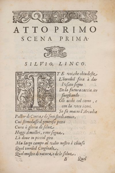 Guarini, Giovanni Battista : Il pastor fido tragicommedia pastorale  - Asta Libri, Autografi e Stampe - Associazione Nazionale - Case d'Asta italiane