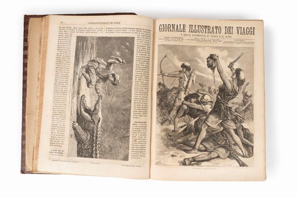 Giornale Illustrato dei viaggi e delle avventure di terra e di mare  - Asta Libri, Autografi e Stampe - Associazione Nazionale - Case d'Asta italiane