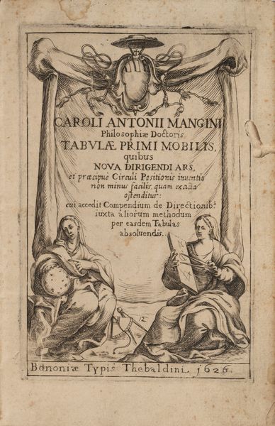 Carlo Antonio Mangini : Tabulae Primi Mobilis  - Asta Libri, Autografi e Stampe - Associazione Nazionale - Case d'Asta italiane