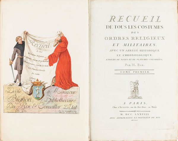 Jacques Charles Bar : Recueil de tous les costumes des ordres religieux et militaires avec un abrégé historique et chronologique  - Asta Libri, Autografi e Stampe - Associazione Nazionale - Case d'Asta italiane