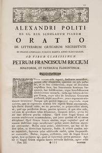 Alessandro Politi : Eustathius in Homerum  - Asta Libri, Autografi e Stampe - Associazione Nazionale - Case d'Asta italiane