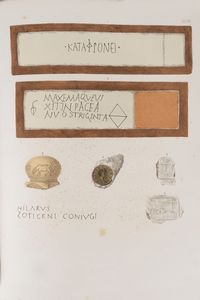 Giovanni Battista De Rossi : Roma sotterranea cristiana  - Asta Libri, Autografi e Stampe - Associazione Nazionale - Case d'Asta italiane