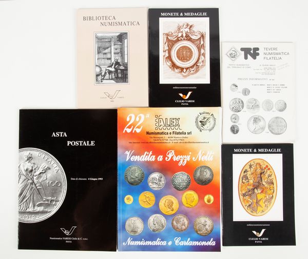 14 Cataloghi d'Asta e di vendita (con risultati di vendita)  - Asta Numismatica - Associazione Nazionale - Case d'Asta italiane