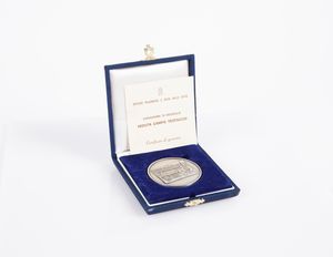 Medaglia in argento 986/000 IPZS Premio Campo Testaccio 1927-1989-1990  - Asta Numismatica - Associazione Nazionale - Case d'Asta italiane