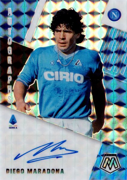 Diego  Maradona : Napoli - Panini Mosaic Mosaic Prizm  - Asta Pop Culture / Memorabilia e Card - Associazione Nazionale - Case d'Asta italiane