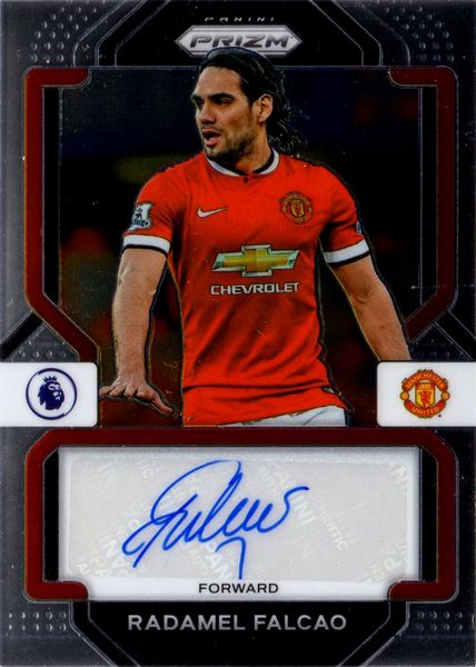 Radamel  Falcao : Manchester United - Panini Prizm  - Asta Pop Culture / Memorabilia e Card - Associazione Nazionale - Case d'Asta italiane