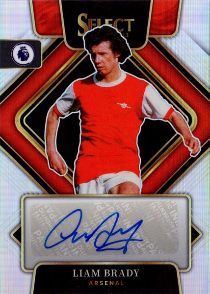 Liam  Brady : Arsenal - Panini Select Premier League  - Asta Pop Culture / Memorabilia e Card - Associazione Nazionale - Case d'Asta italiane