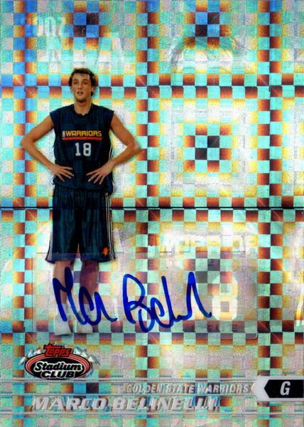 Marco  Belinelli : Topps Stadium Club Chrome Rookie X-Fractors  - Asta Pop Culture / Memorabilia e Card - Associazione Nazionale - Case d'Asta italiane