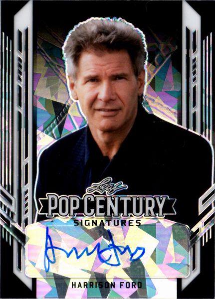 Harrison  Ford : Leaf Pop Century Black Harrison Ford 2/3  - Asta Pop Culture / Memorabilia e Card - Associazione Nazionale - Case d'Asta italiane