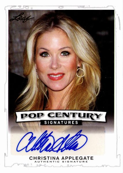 Christina  Applegate : Leaf Pop Century  - Asta Pop Culture / Memorabilia e Card - Associazione Nazionale - Case d'Asta italiane