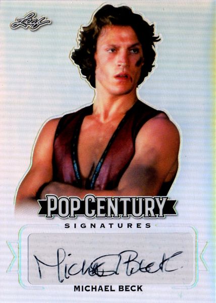 Michael  Beck : Leaf Pop Century Silver Refractor Prizm  - Asta Pop Culture / Memorabilia e Card - Associazione Nazionale - Case d'Asta italiane