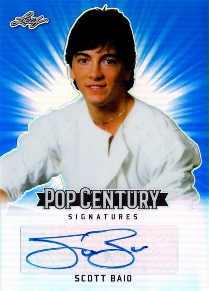 Scott  Baio : Leaf Pop Century Signatures Refractor 2/50  - Asta Pop Culture / Memorabilia e Card - Associazione Nazionale - Case d'Asta italiane