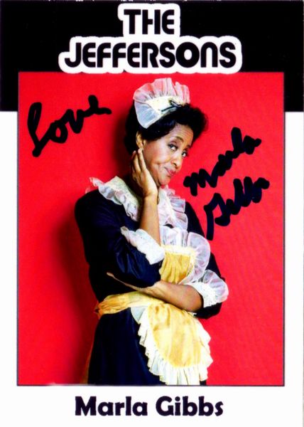 Marla  Gibbs : The Jeffersons  - Asta Pop Culture / Memorabilia e Card - Associazione Nazionale - Case d'Asta italiane