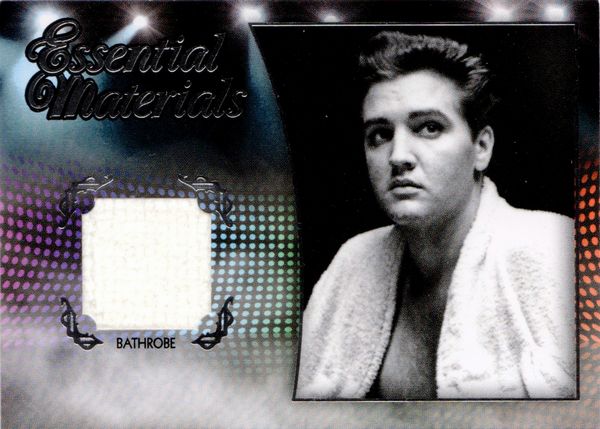 Elvis  Presley : Press Pass Authentic Worn Bathrobe Relic Card  - Asta Pop Culture / Memorabilia e Card - Associazione Nazionale - Case d'Asta italiane