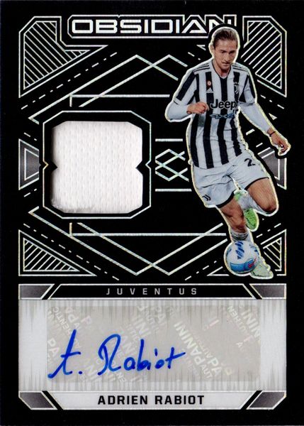 Adrien  Rabiot : Juventus - Panini Obsidian Jersey 90/149  - Asta Pop Culture / Memorabilia e Card - Associazione Nazionale - Case d'Asta italiane