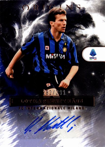 Lothar  Matthaus : Inter - Panini Chronicles Origins Serie A 282/299  - Asta Pop Culture / Memorabilia e Card - Associazione Nazionale - Case d'Asta italiane