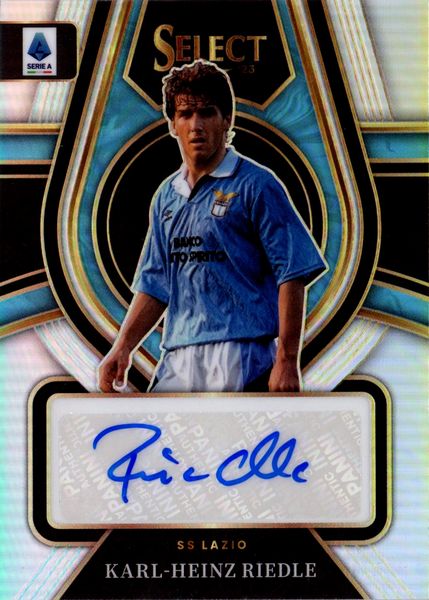 Karl-Heinz  Riedle : Lazio - Panini Select Serie A Silver Prizm  - Asta Pop Culture / Memorabilia e Card - Associazione Nazionale - Case d'Asta italiane