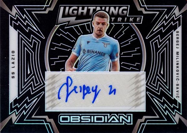 Sergej  Milinkovic-Savic : Lazio - Panini Obsidian Electric 93/149  - Asta Pop Culture / Memorabilia e Card - Associazione Nazionale - Case d'Asta italiane