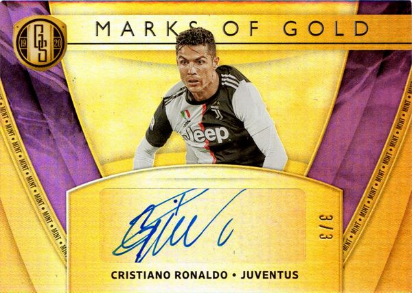 Cristiano  Ronaldo : Juventus - Panini Gold Standard Soccer Marks of Gold 3/3  - Asta Pop Culture / Memorabilia e Card - Associazione Nazionale - Case d'Asta italiane