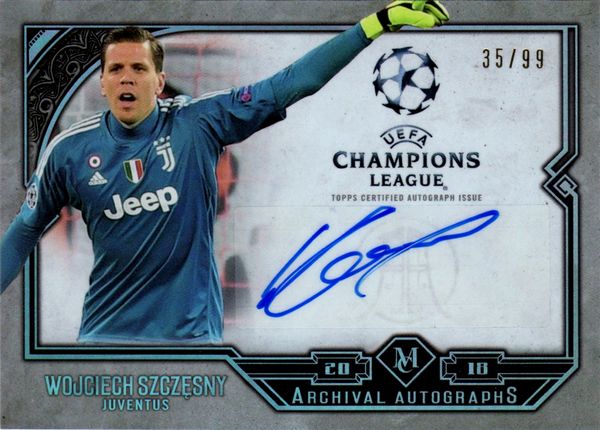 Wojciech  Szczesny : Juventus - Topps UEFA Museum Collection 35/99  - Asta Pop Culture / Memorabilia e Card - Associazione Nazionale - Case d'Asta italiane