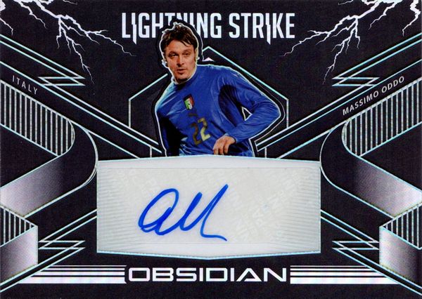 Massimo  Oddo : Panini Obsidian Lightning Strike 102/149  - Asta Pop Culture / Memorabilia e Card - Associazione Nazionale - Case d'Asta italiane