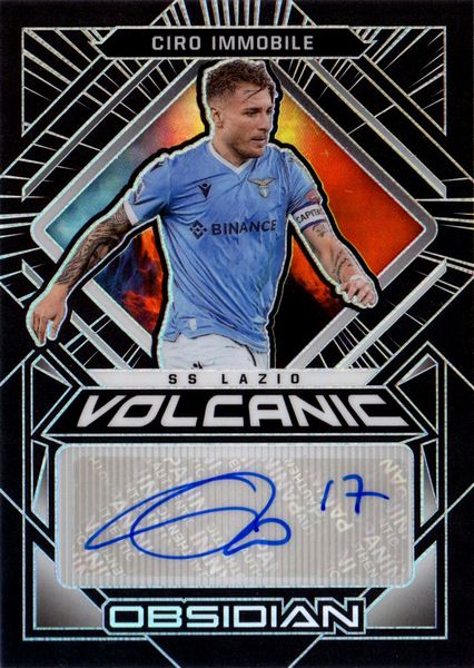 Ciro  Immobile : Lazio  Panini Obsidian Volcanic 40/80  - Asta Pop Culture / Memorabilia e Card - Associazione Nazionale - Case d'Asta italiane