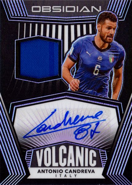 Antonio  Candreva : Panini Obsidian Volcanic Patch 48/49  - Asta Pop Culture / Memorabilia e Card - Associazione Nazionale - Case d'Asta italiane